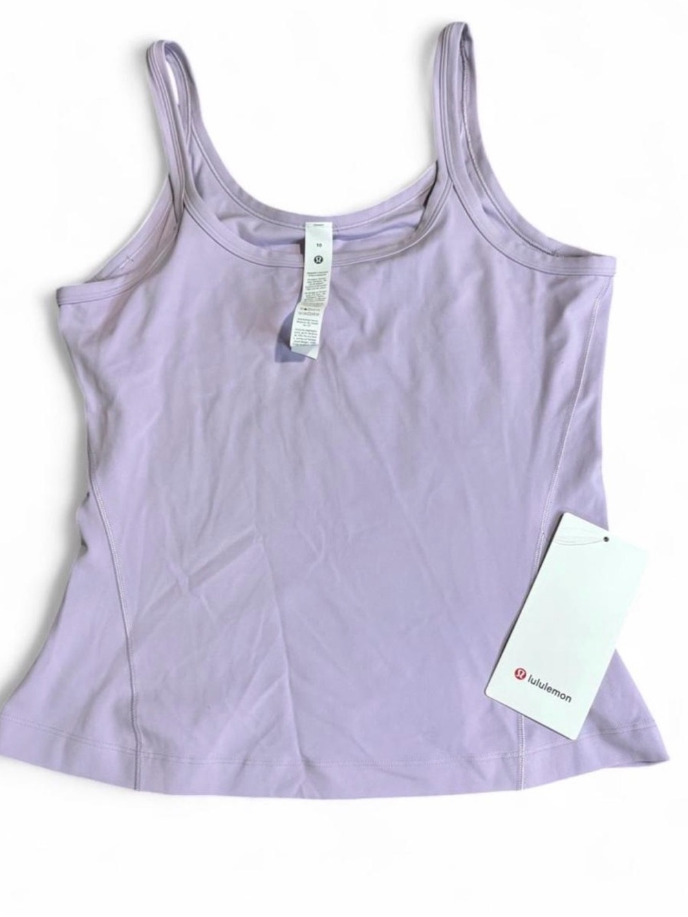 lululemon athletica Light Lavender Scoop Neck Tank